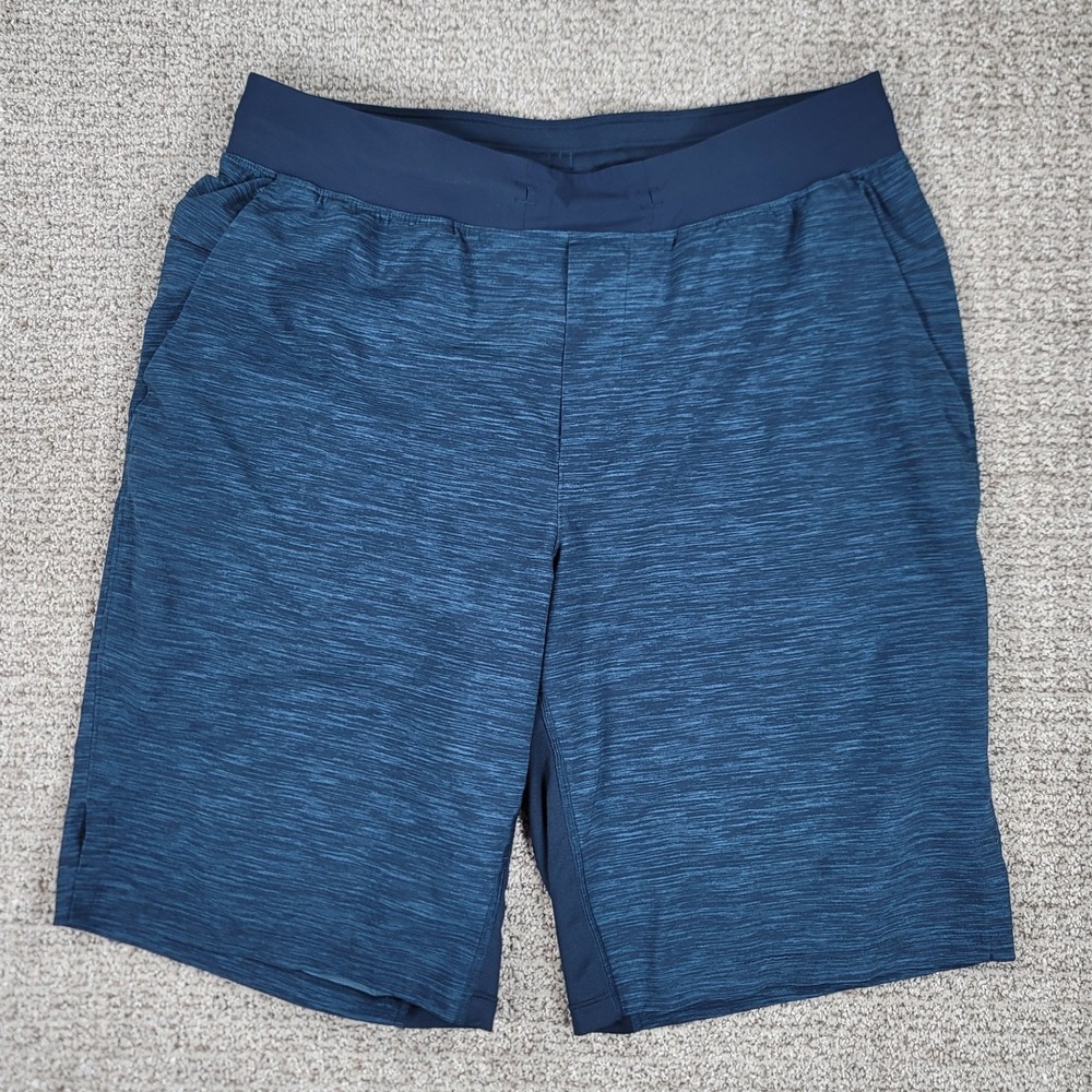 Lululemon‎ T.H.E. Short Training Linerless Blue Athletic Workout Drawstring
